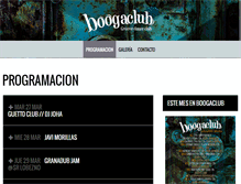 Tablet Screenshot of boogaclub.com